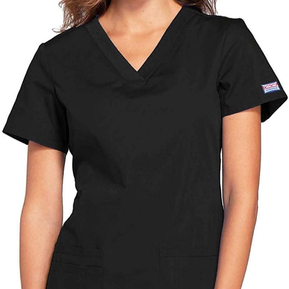 CHEROKEE grey Women's V-Neck Top